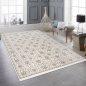 Preview: Designer Teppich mit Oriental Muster in Beige