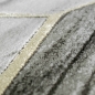 Preview: Teppich modern Wohnzimmerteppich geometrisches Muster in grau gold