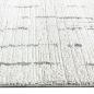 Preview: Teppich Wohnzimmer Schlafzimmer Strich Muster kuschelig creme mit beige/braunen Streifen