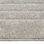 Preview: Wohnzimmer Schlafzimmer Teppich elegant mit einfachem Bogenmuster in Grau