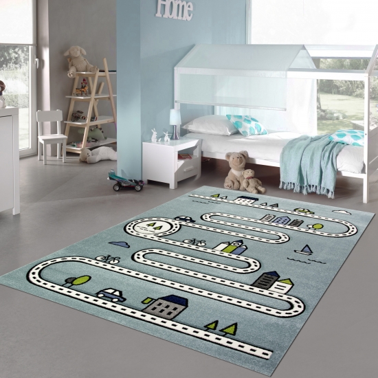 günstig farbige kaufen Teppich-Traum online Kinderteppiche |