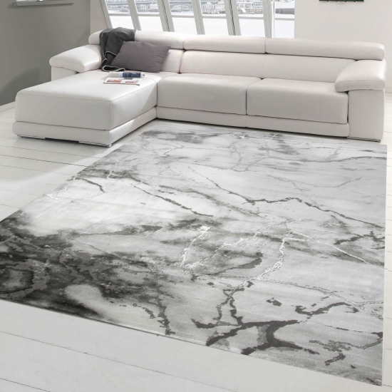 Designer Teppich Wohnzimmerteppich Carpetia.de Teppich Natur braun Optik von grau | Teppich-Traum Kurzflor