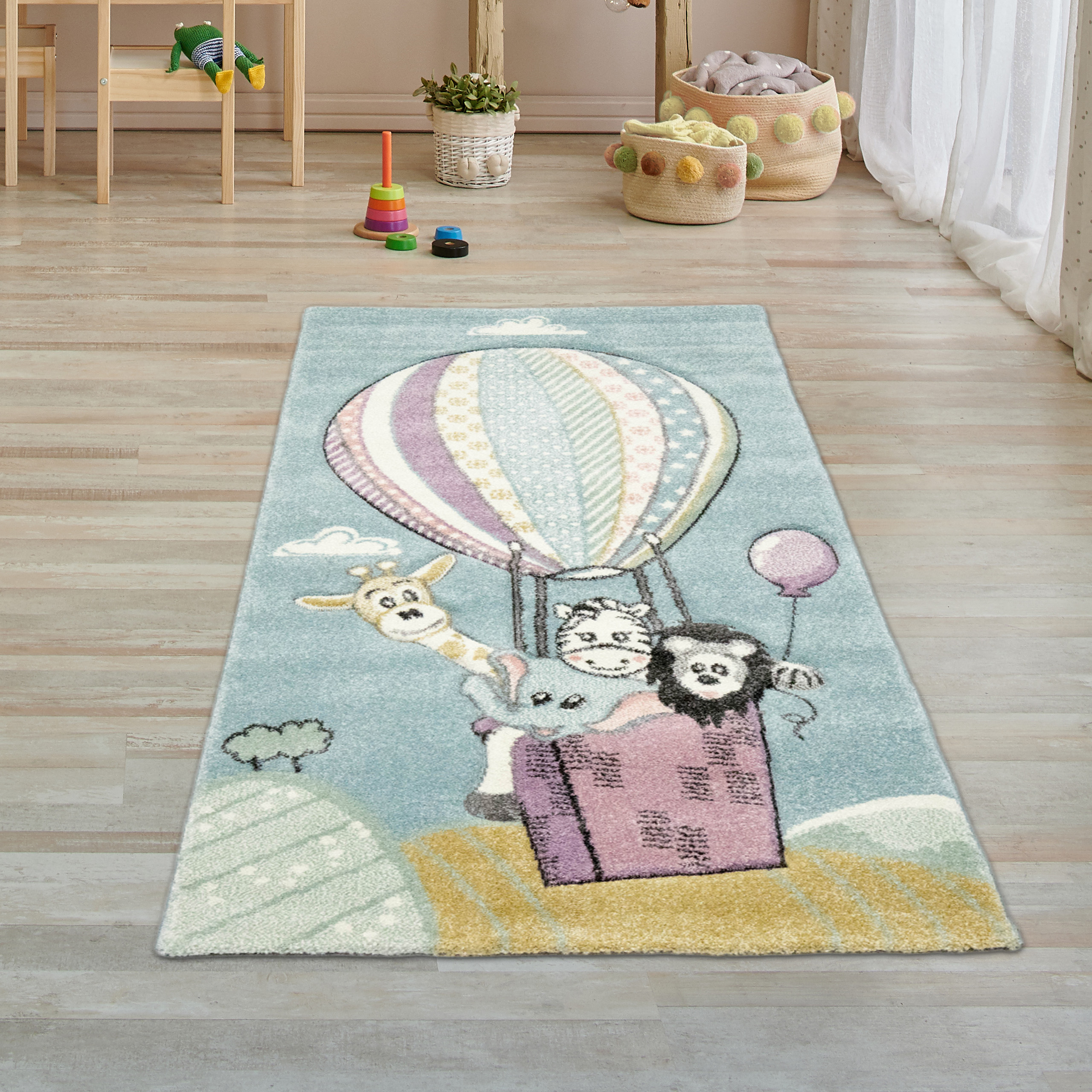 Teppich für Kinderzimmer mit preiswert und Teppich-Traum Pflegeleicht, geeignet Tieren: | Allergiker
