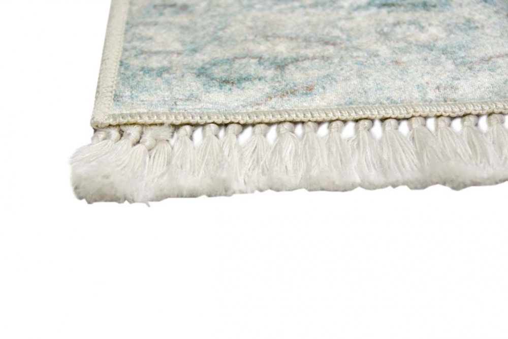 Bordüre mit Teppich-Traum 100 bei der 5 in | Ornamente mm 1,2 (ca.) Grad waschbar Polyester kg/m² ca. Waschmaschine Gesamthöhe % 30°