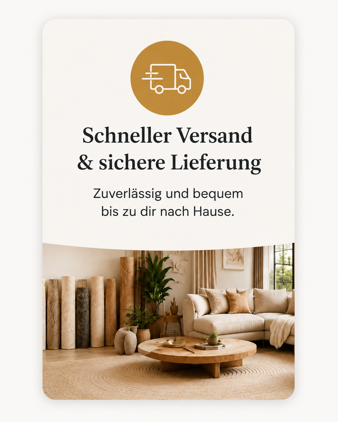 Schneller Versand & sichere Lieferung Schneller Versand und sichere Lieferung